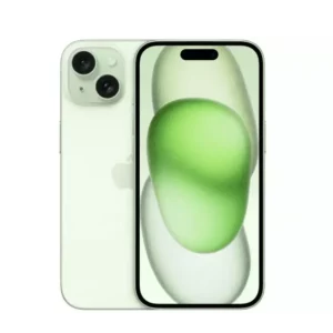 iPhone 15 – 128 Go, Écran 6.1", Vert, Sans Accessoires