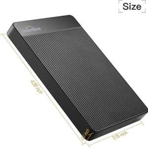 UnionSine Disque Dur Externe Portable 1To Ultra-Mince 2.5" USB 3.0, SATA