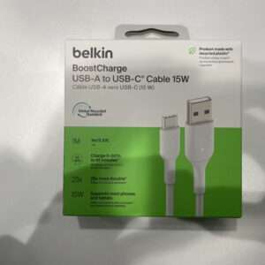 Belkin BoostCharge cable USB-C cable de recharge USB-C vers USB-A