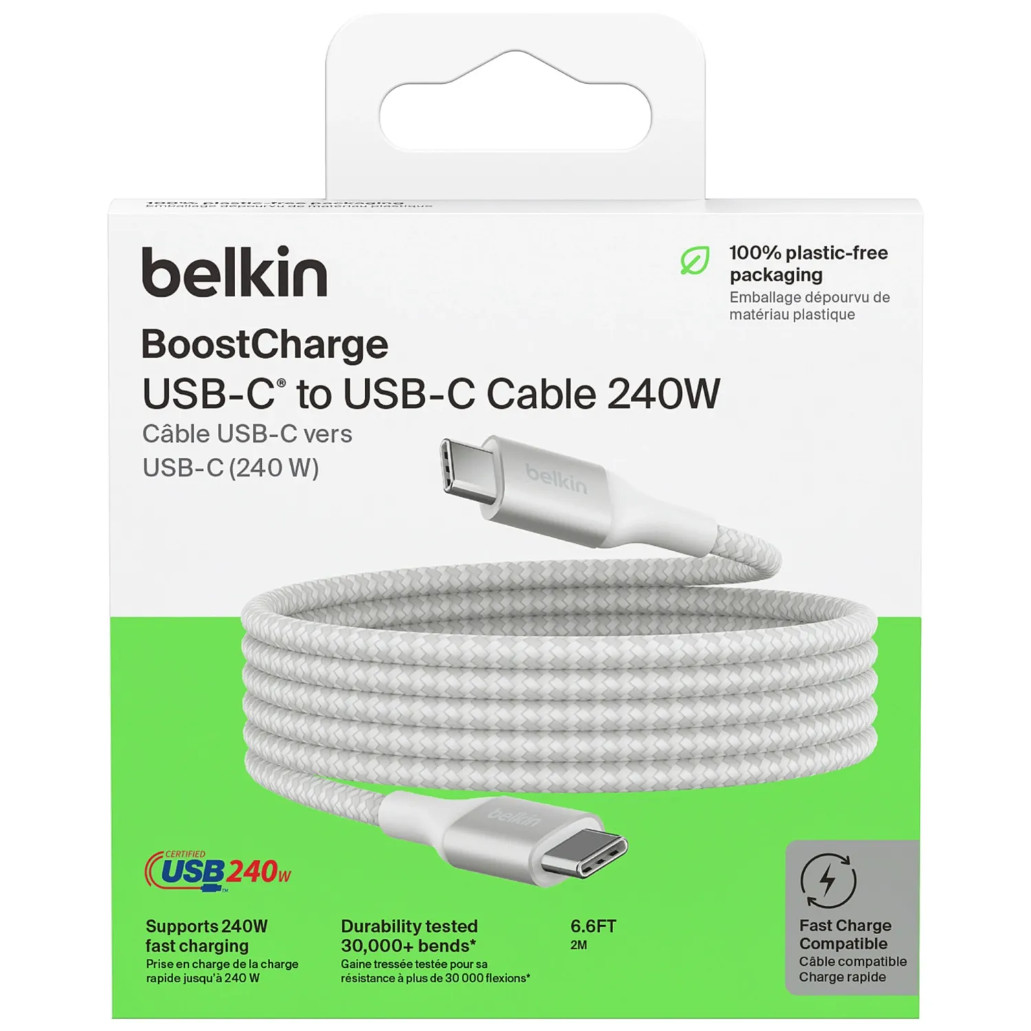 câble usb-c vers usb-c 240w