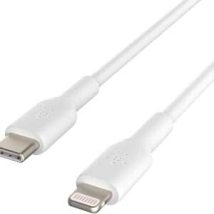 BELKIN BoostCharge Câble Lightning vers USB-C 2m (Blanc)
