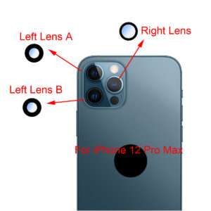 lentille en verre pour caméra arrière Apple iPhone 12
